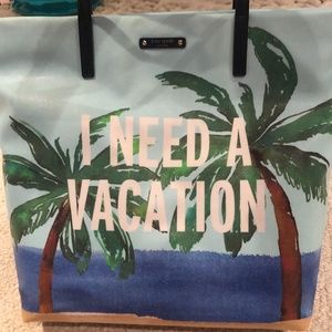 Kate Spade I Need A Vacation Tote Bag